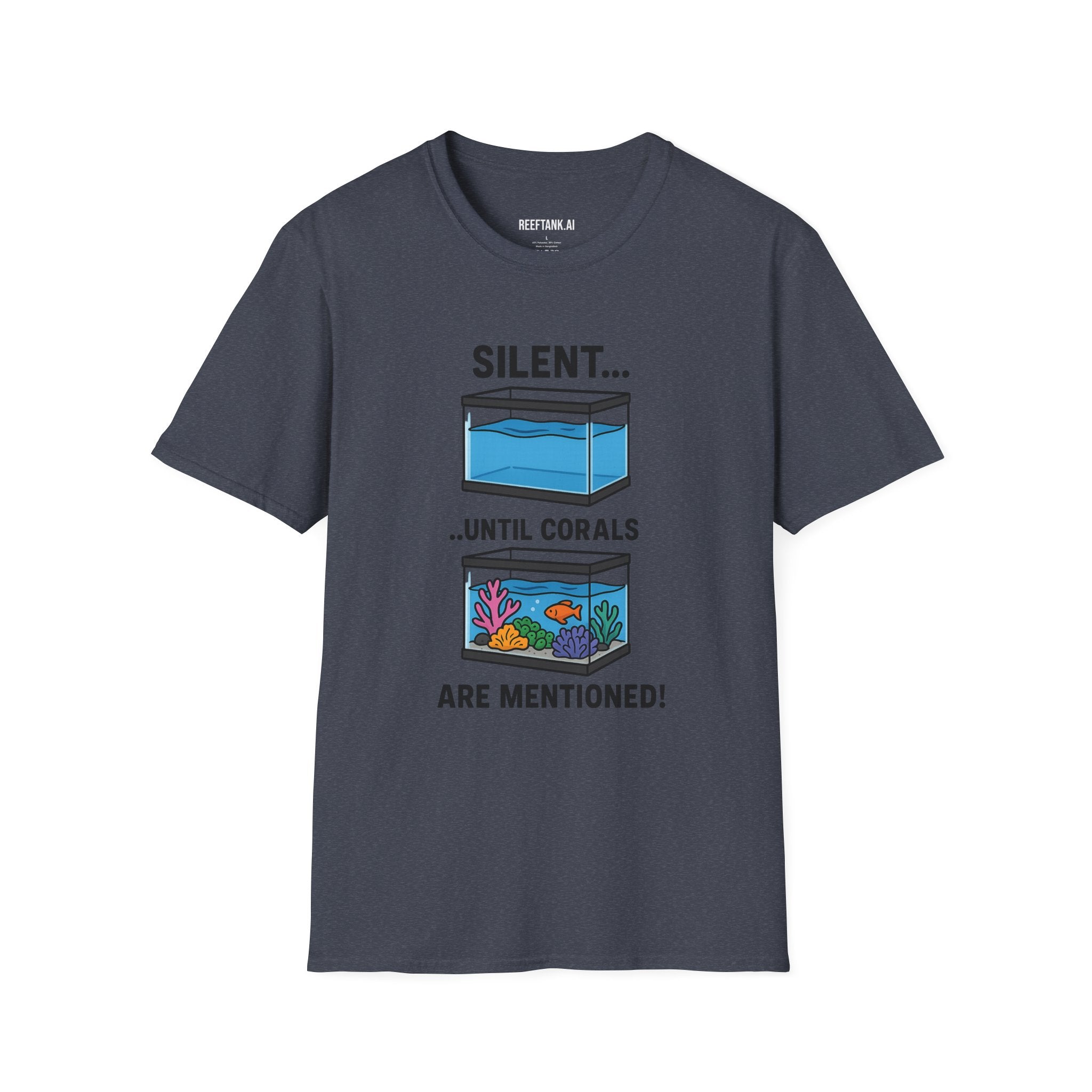 Silent until corals are mentioned